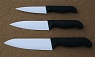 Tři bílé keramické nože 4", 5" a 6" - zvýhodněná sada Tři bílé keramické nože 4", 5" a 6" - zvýhodněná sada